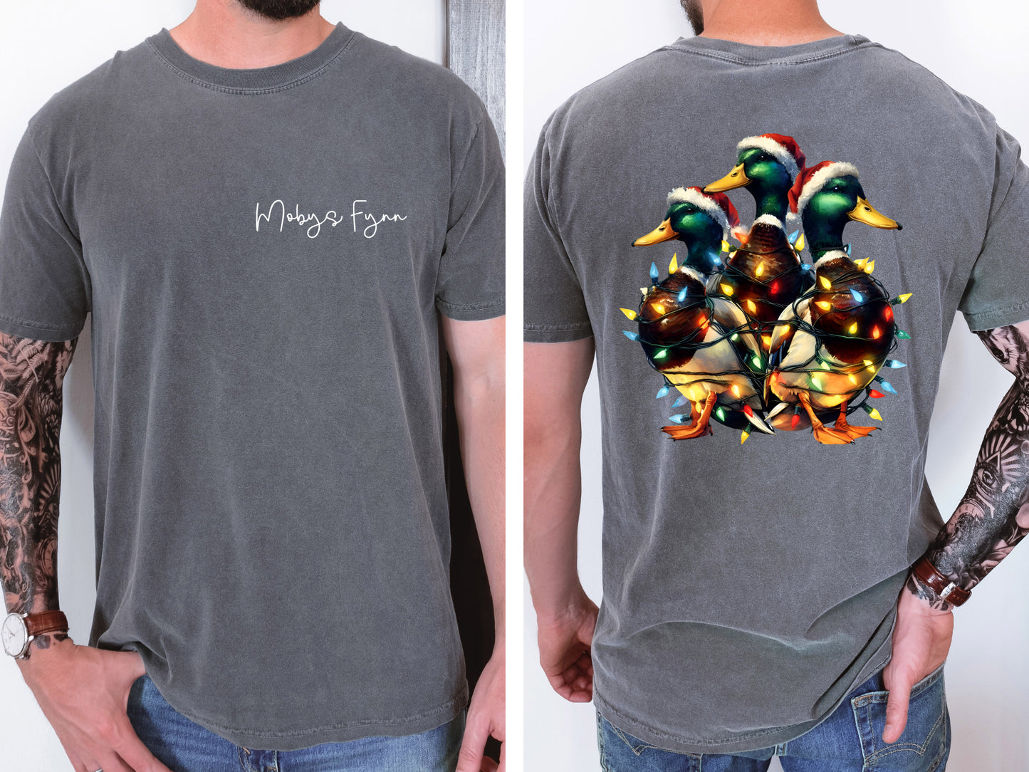 Duck Trio Christmas Lights