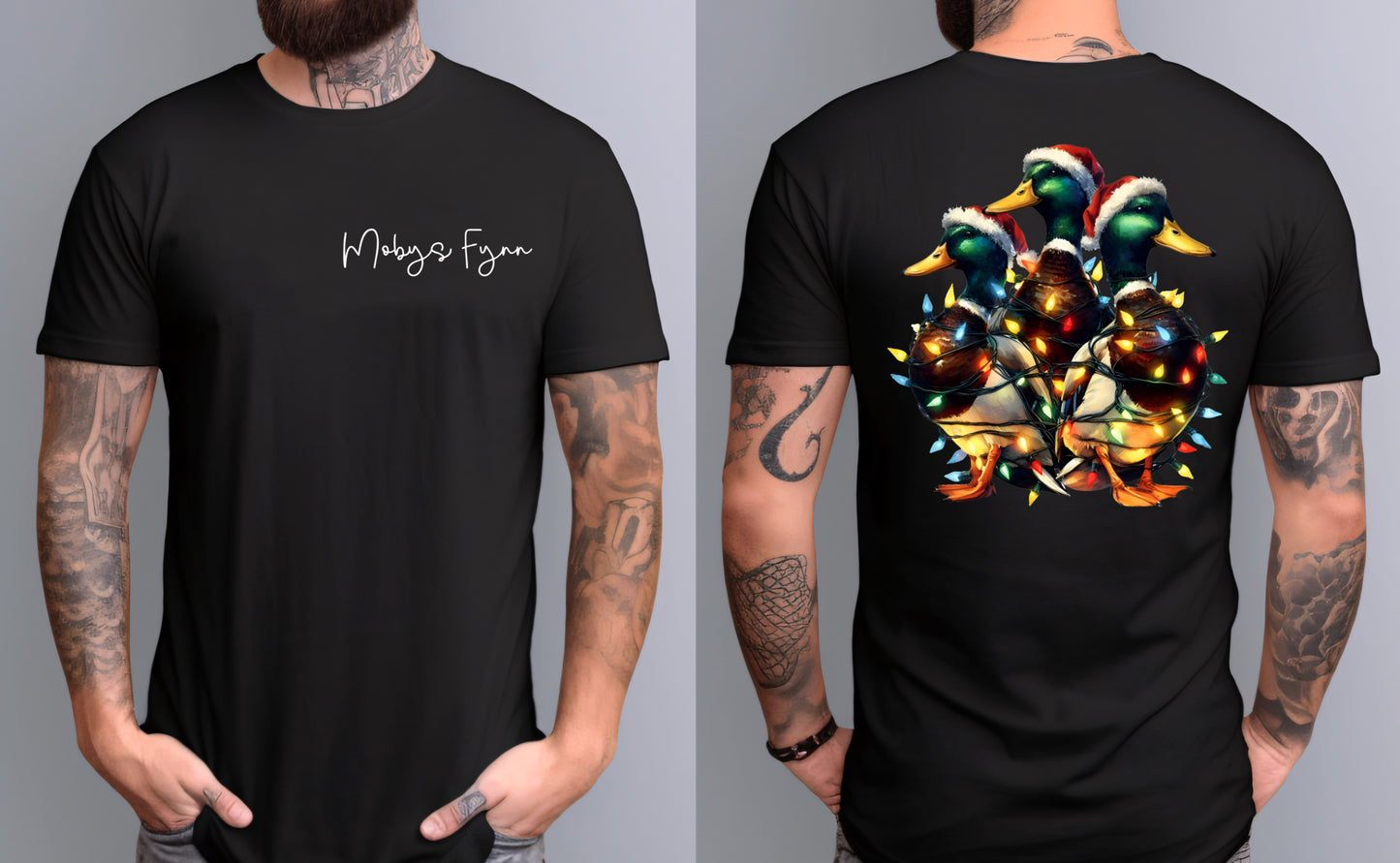 Duck Trio Christmas Lights