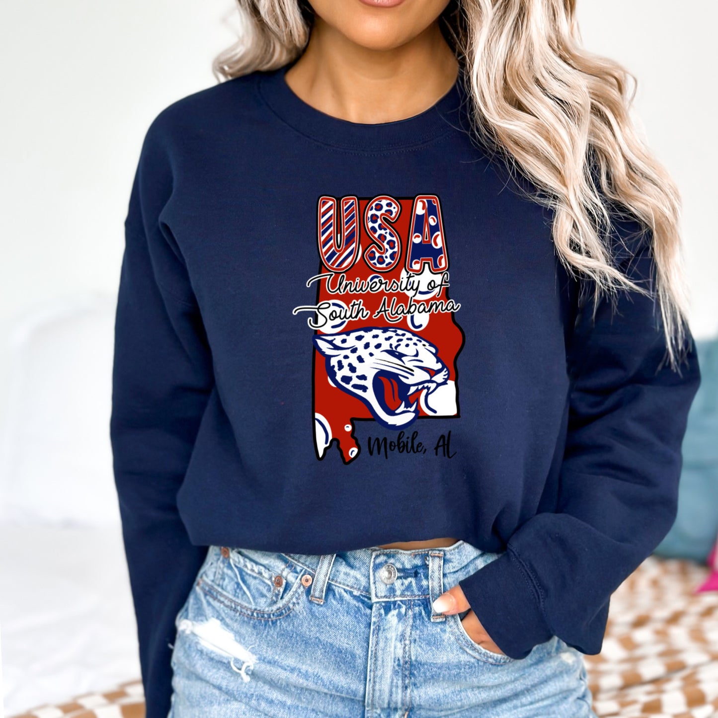USA university of South Alabama Doodle State