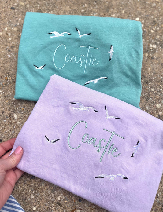 Coastie Embroidered W/Seagulls