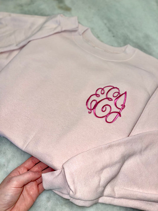 Thread Monogram Sweatshirt (Pocket)