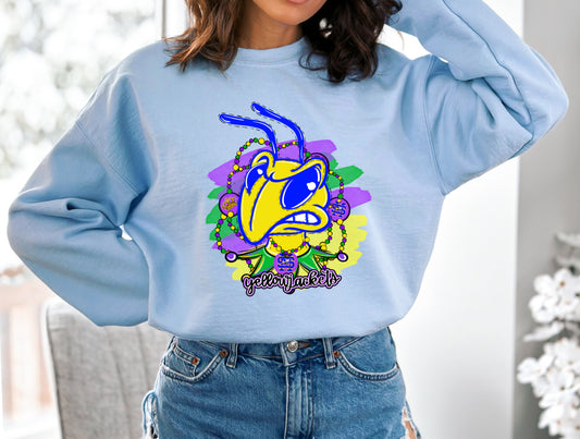 Yellowjacket Mardi Gras (Vibrant Colors)