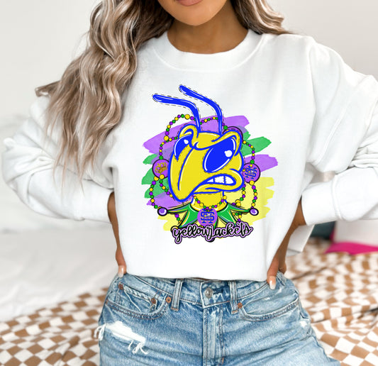 Yellowjackets Mardi Gras (SUBLIMATION SALE)