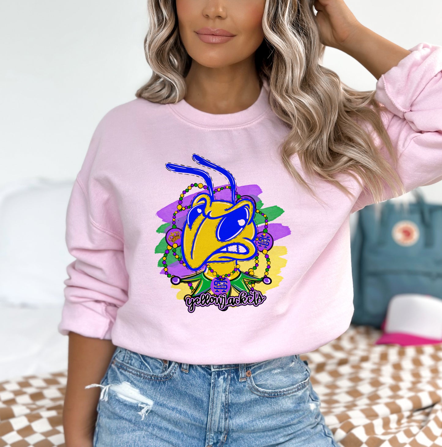 Yellowjackets Mardi Gras (SUBLIMATION SALE)