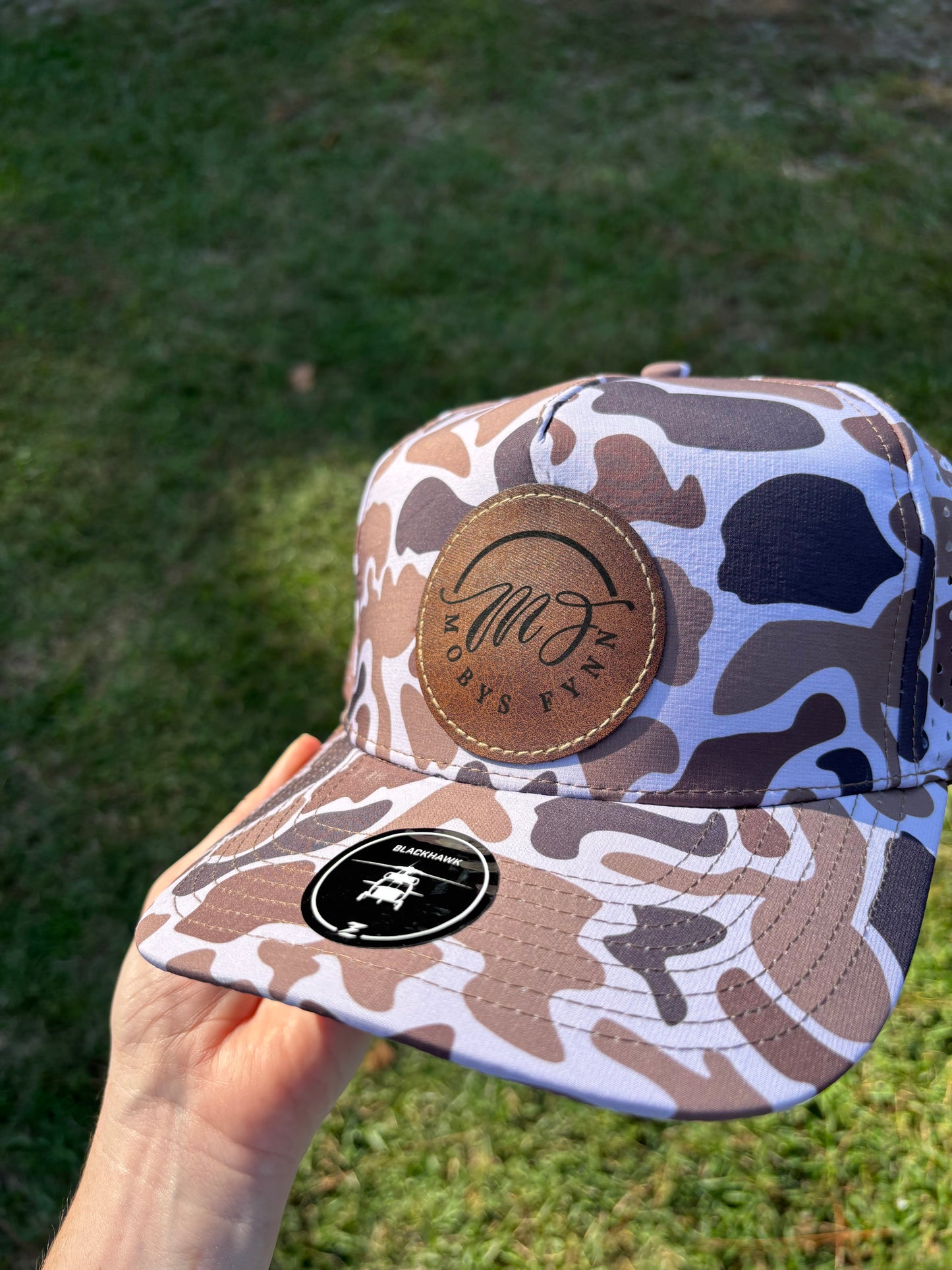 Laser-Stitch Camo Hat