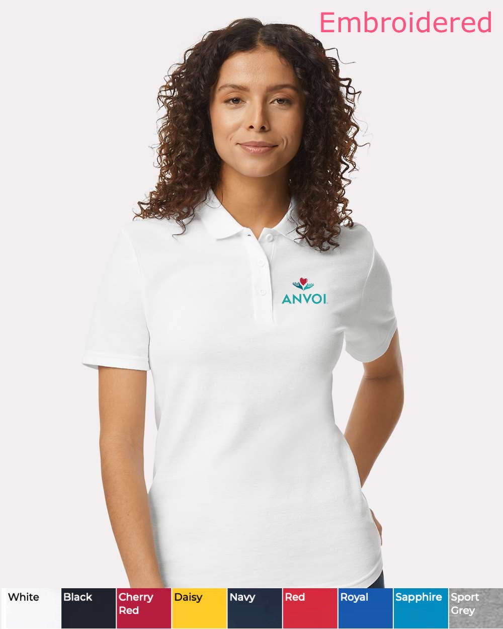 Cotton Embroidered Polos