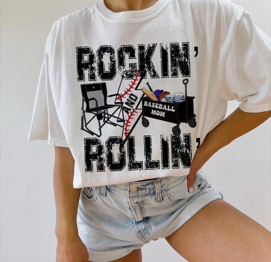 Rocking & Rolling Baseball Mom