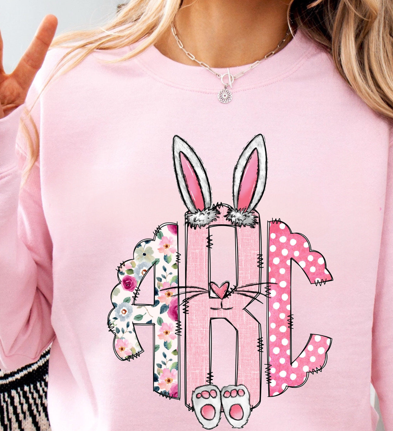 Easter Bunny Monogram
