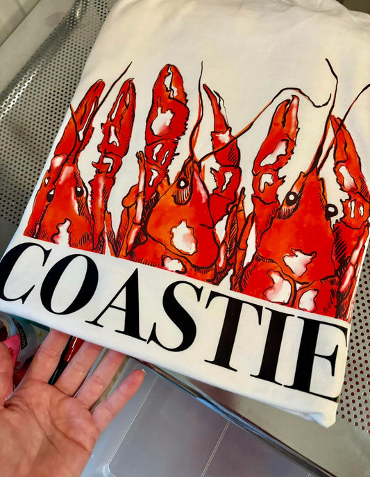 Coastie 3 Crawfish Drawing 🦞
