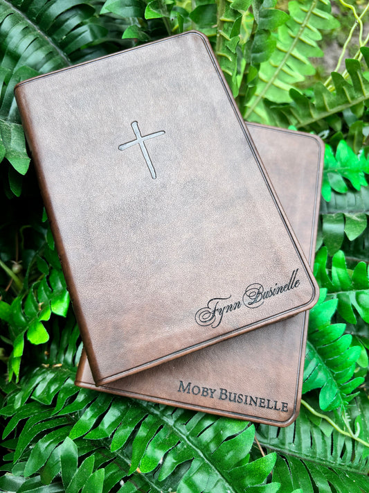 Laser Engraved Bibles (Name)
