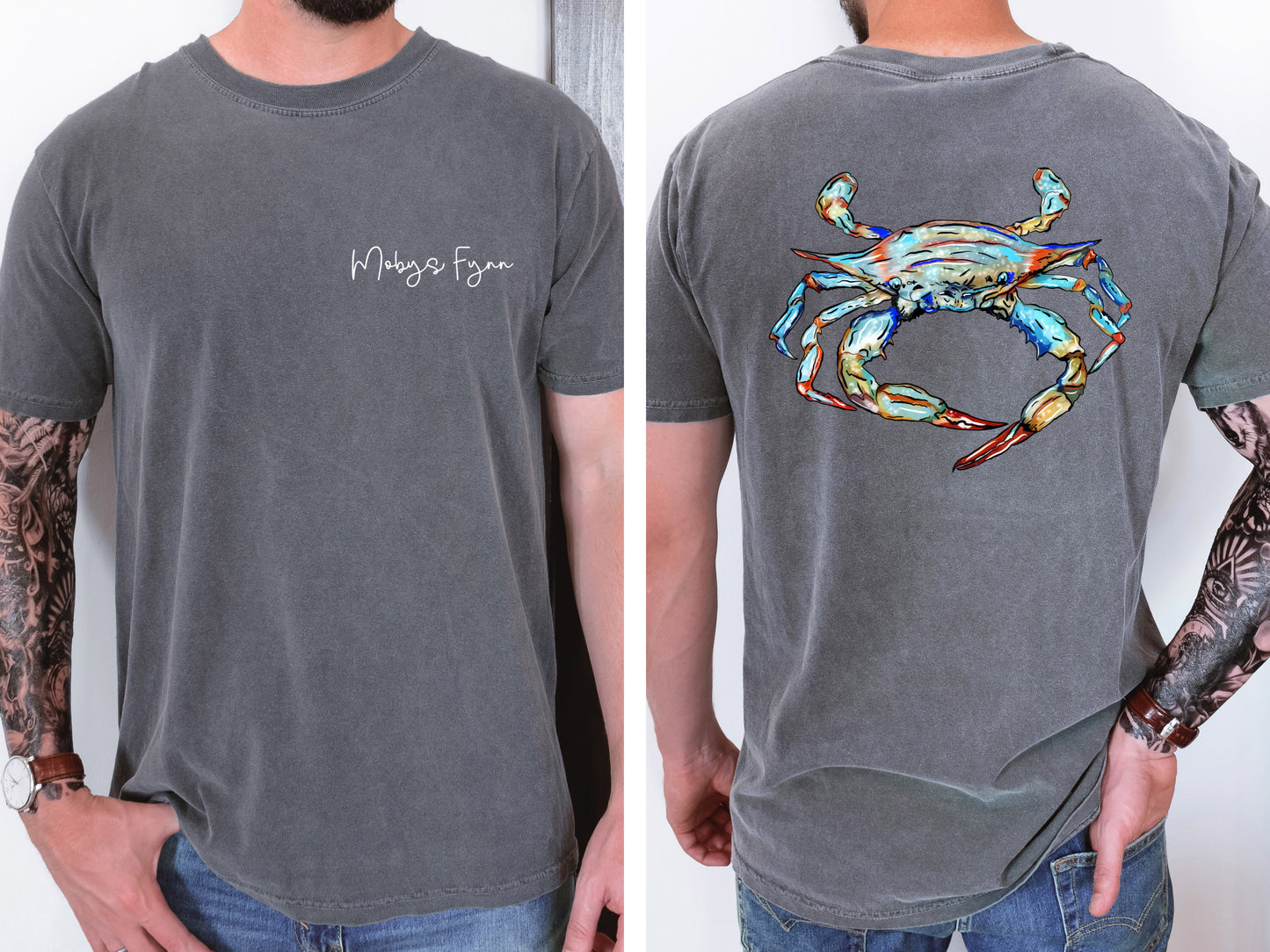 Watercolor Blue Crab
