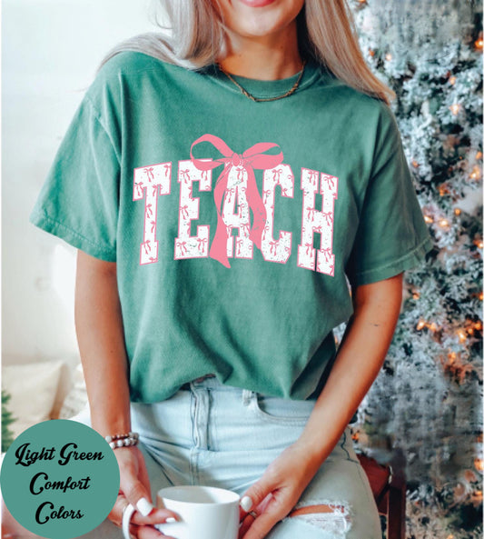 Teach Pink Coquette (Any Saying)