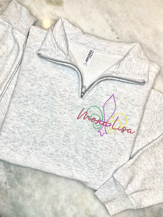 Mardi Gras Fleur De Lis Pocket
