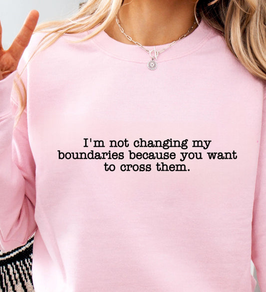 Not Changing My Boundaries