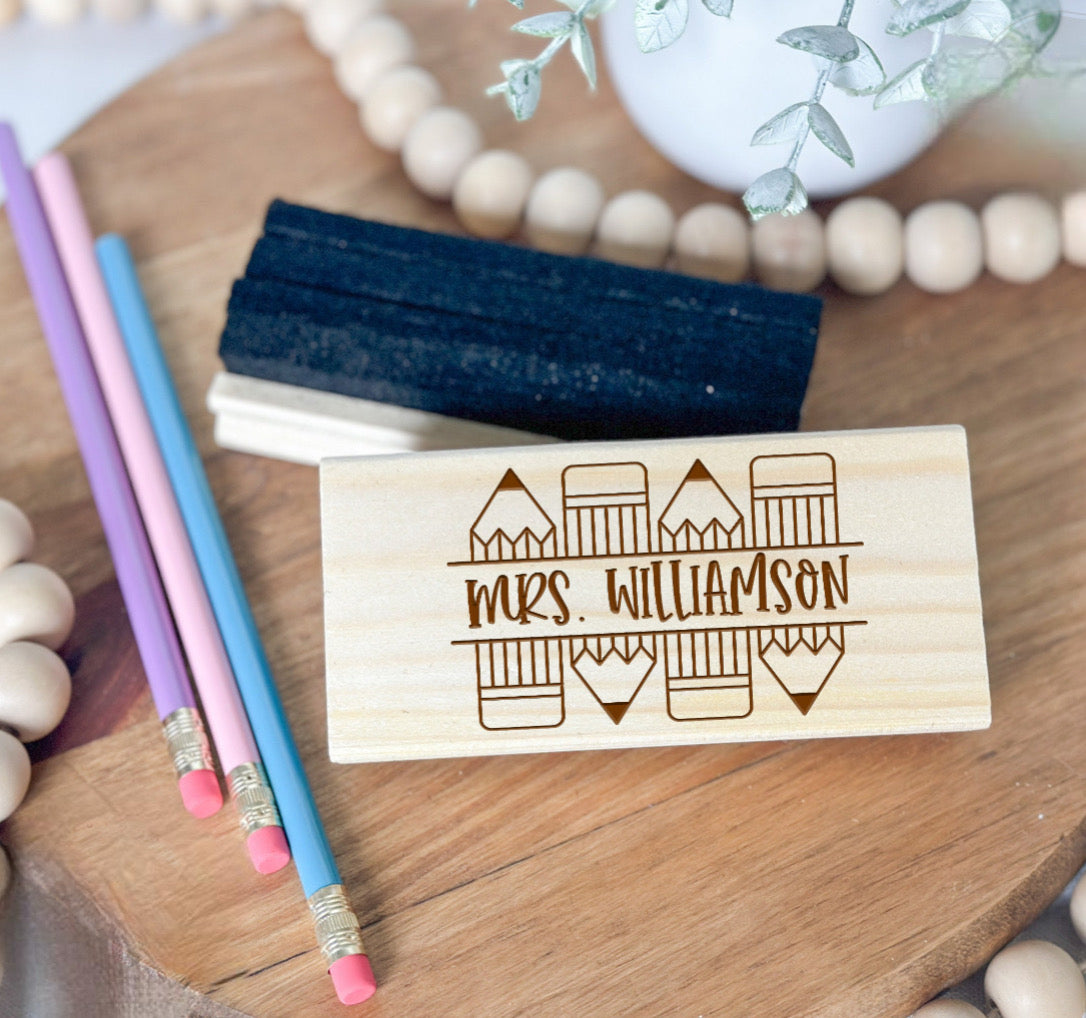 Lasered Dry Eraser