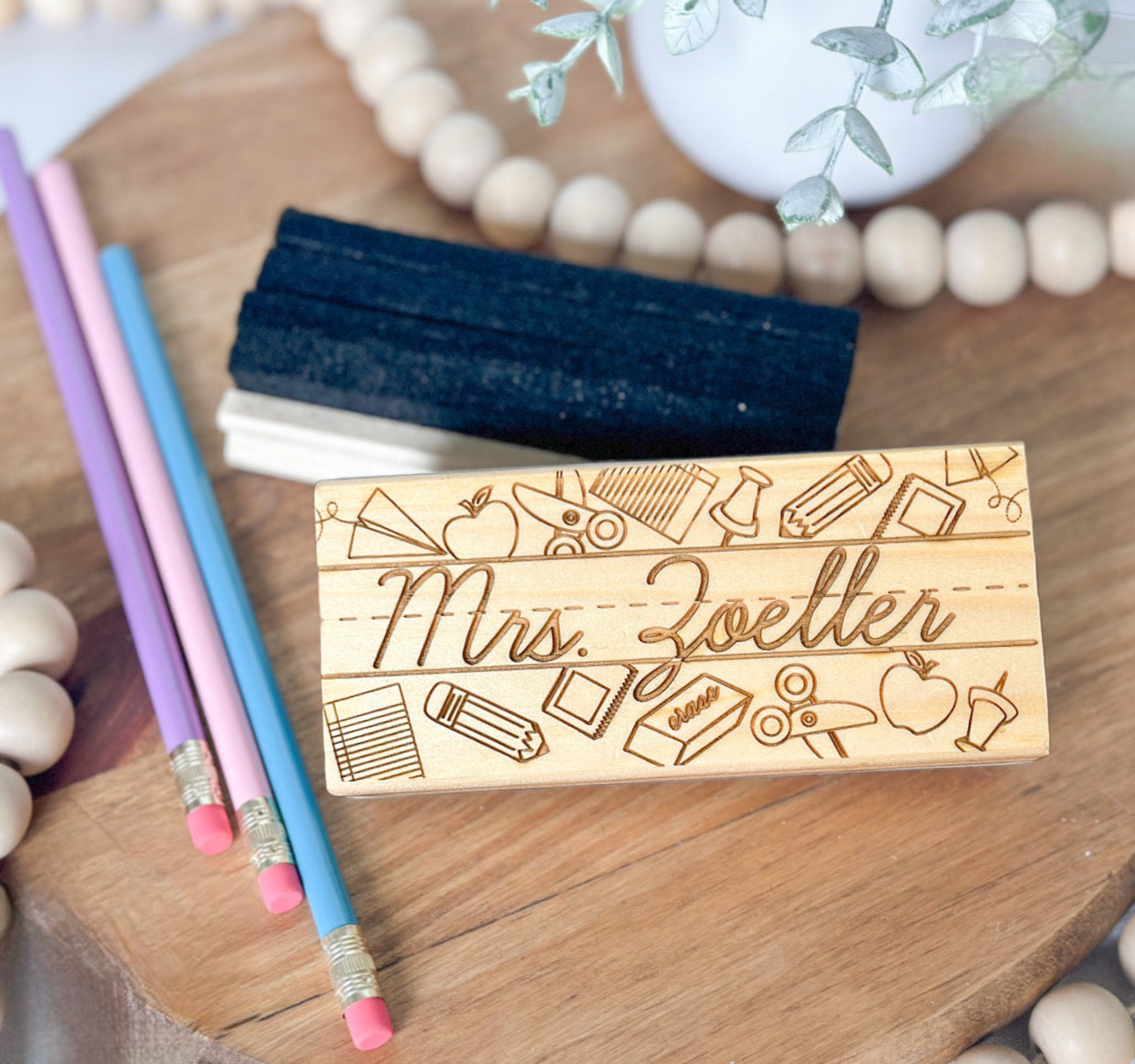 Lasered Dry Eraser