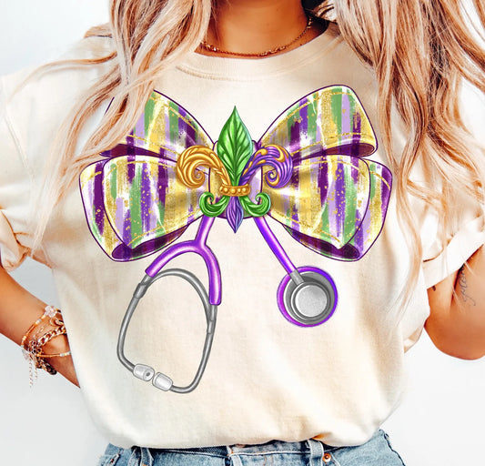 Mardi Gras Stethoscope