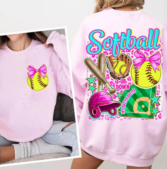 Softball 3 up 3 Down