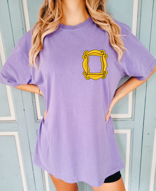 Yellow Frame Pocket/Back Tee