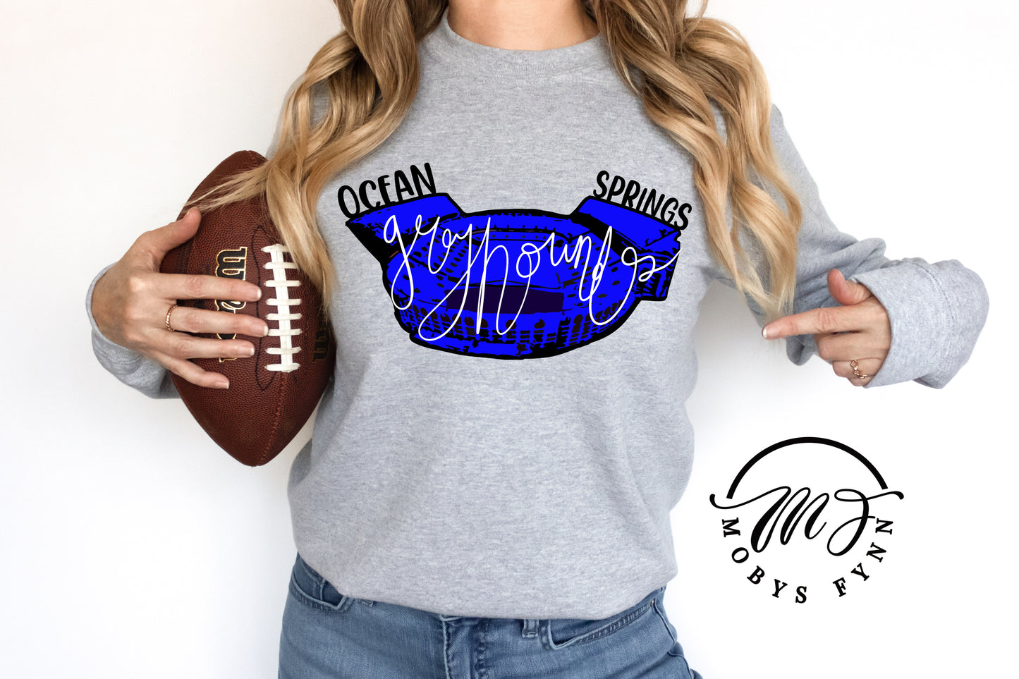 Ocean Springs Greyhound Stadium (Front or Back Option)