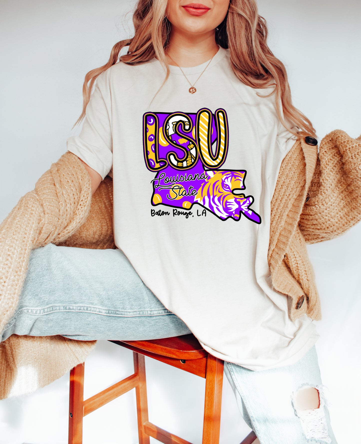 LSU Doodle States