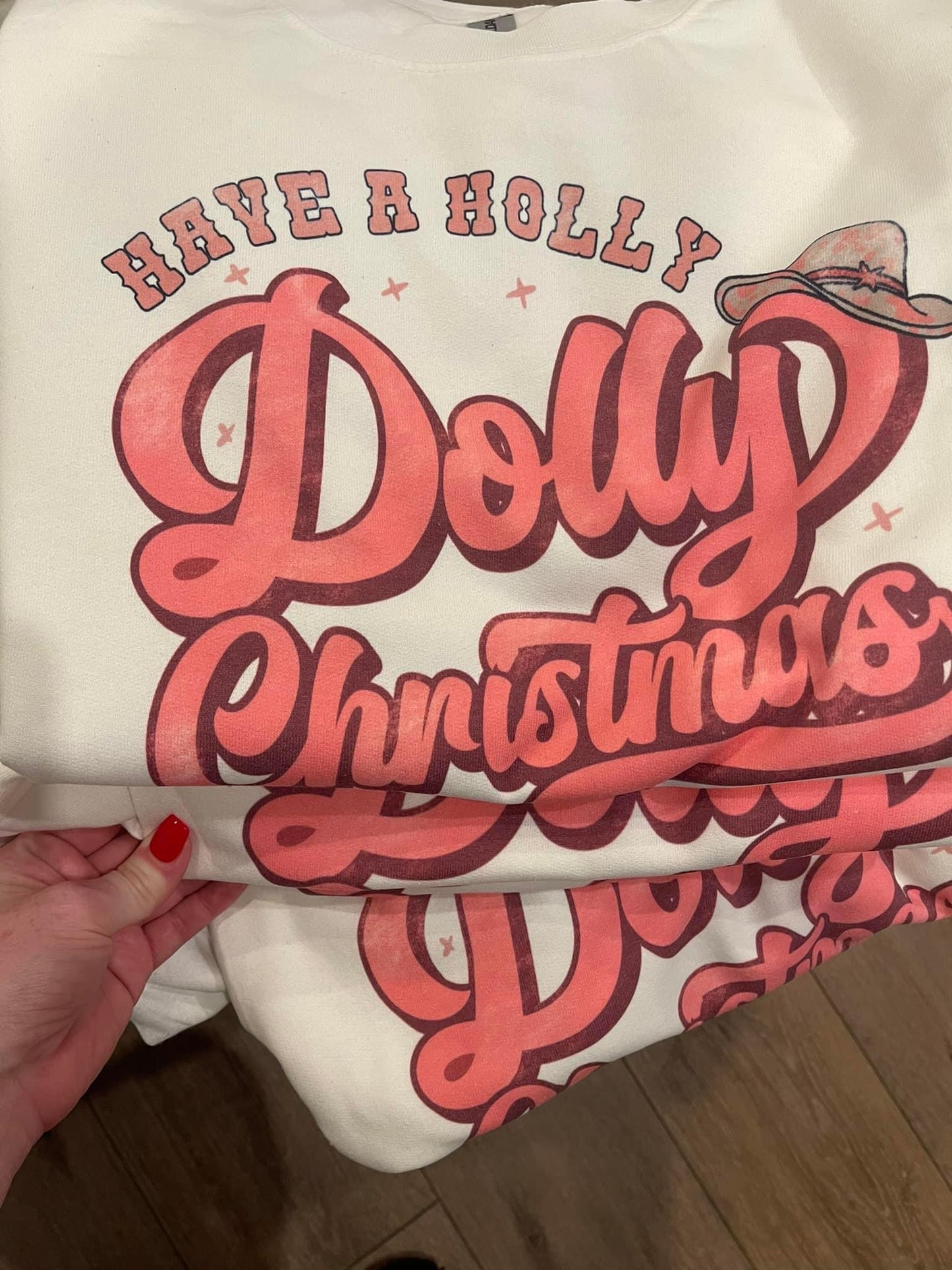 Holly Dolly Christmas Sweatshirt