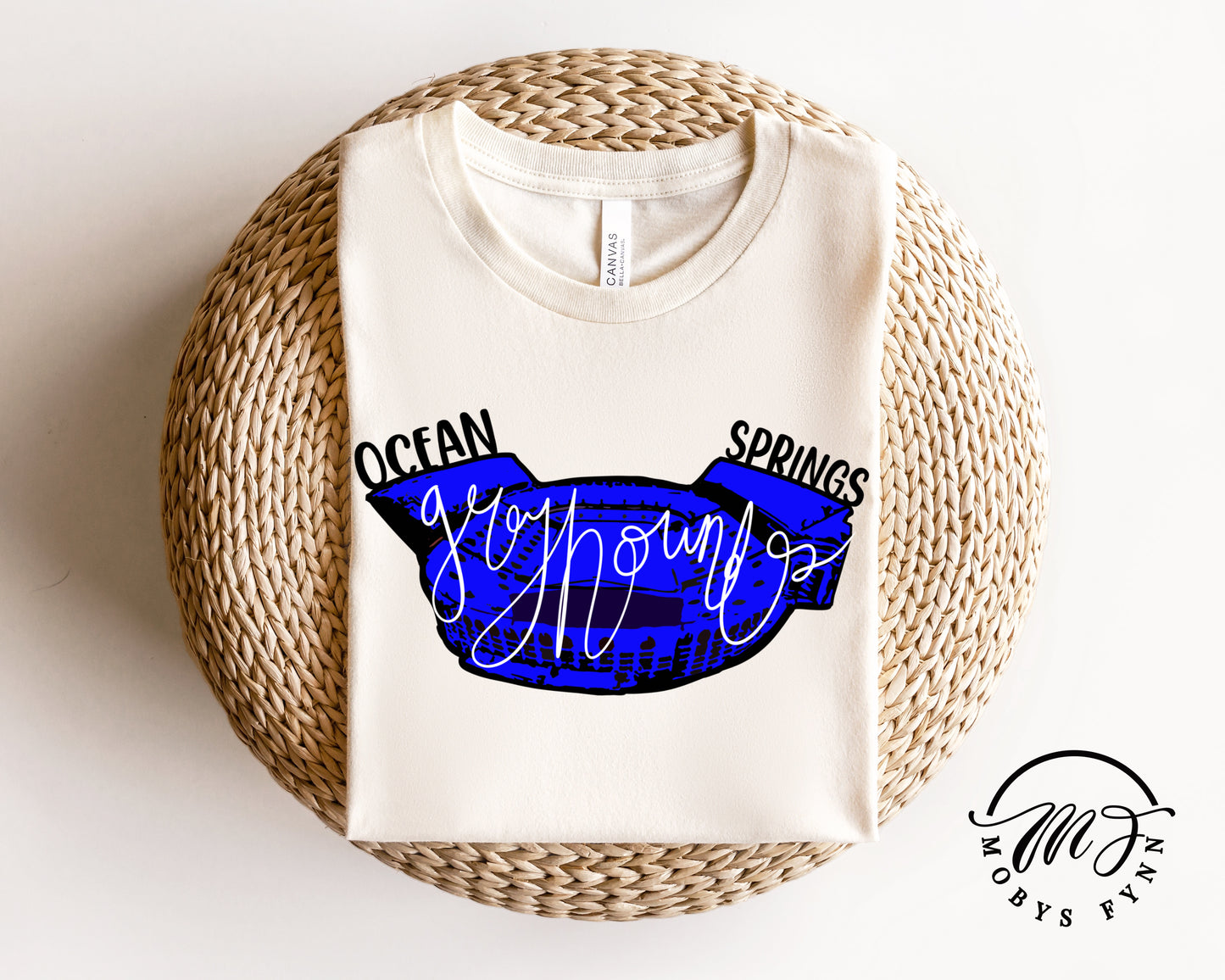 Ocean Springs Greyhound Stadium (Front or Back Option)