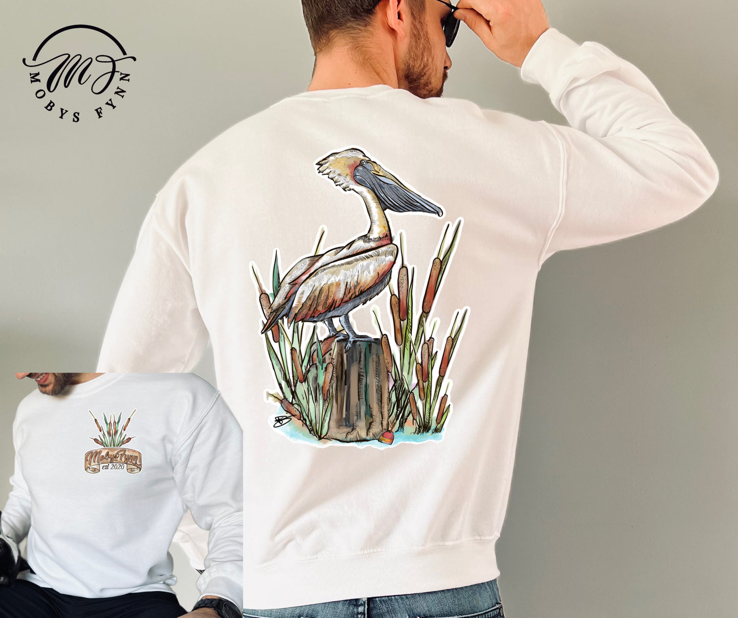 Coastie Pelican Drawing NEW!