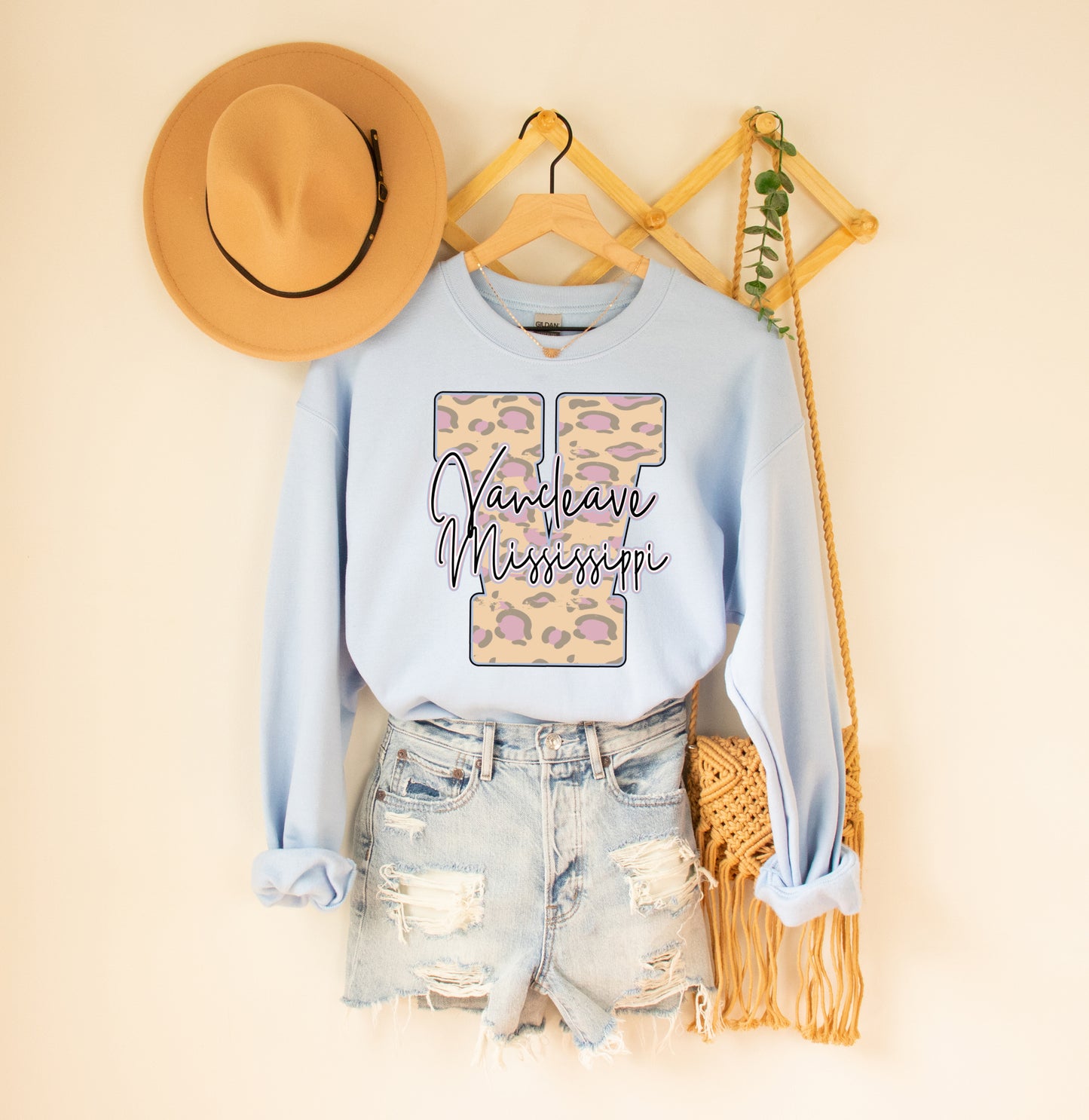Tan Cheetah Vancleave Letters